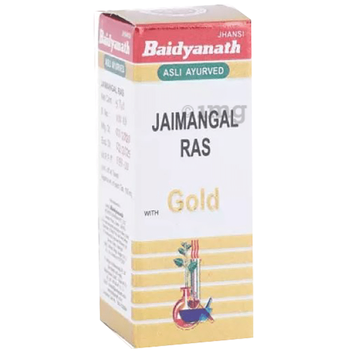 Baidyanath (Jhansi) Jaimangal Ras with Gold Tablets (5 Each)