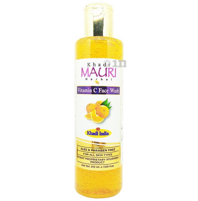 Khadi Mauri Herbal  Vitamin C Face Wash (210ml Each))