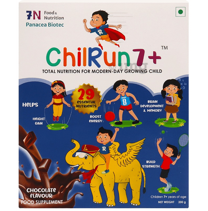 ChilRun 7+ Drink with Almond & Oats For Modern Day Growing Children Chocolate