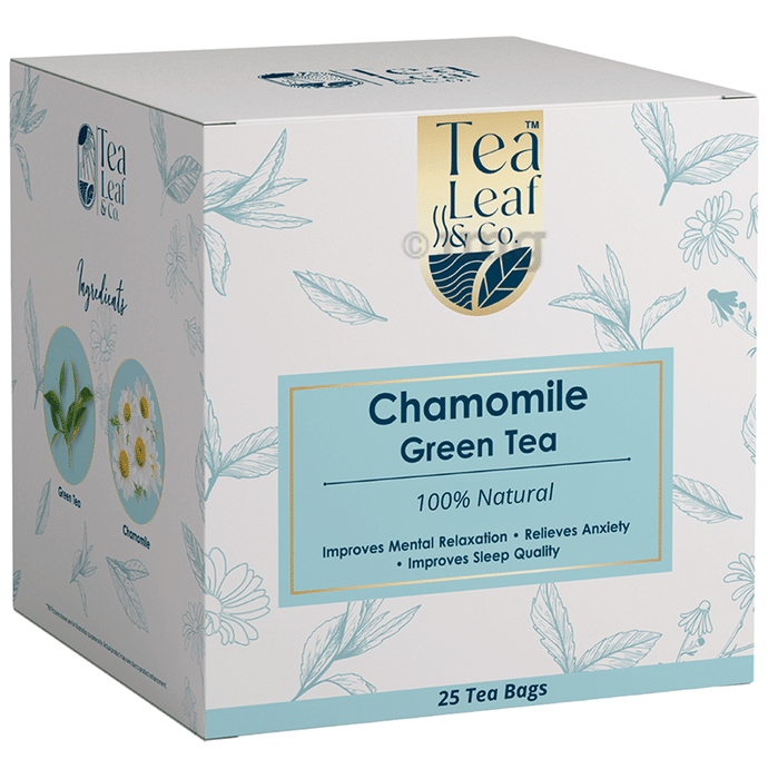 Tea Leaf & Co Chamomile Green Tea Bag (1.1gm Each)