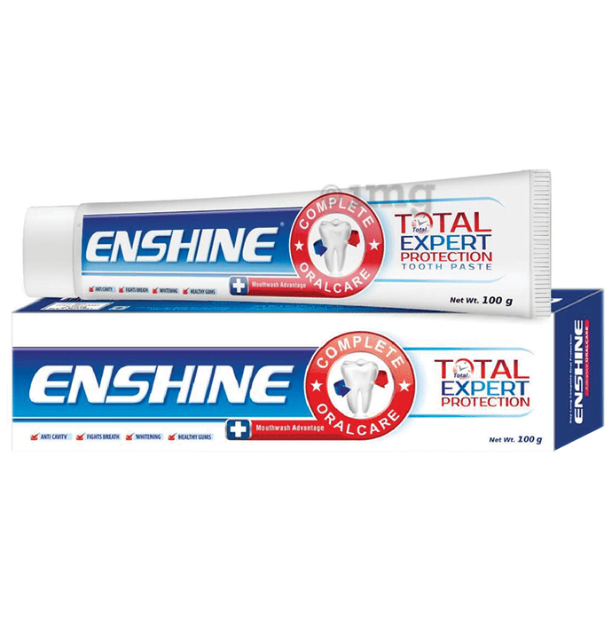 Enshine Total Expert Protection Toothpaste for Anticavity, Teeth Whitening & Healthy Gums