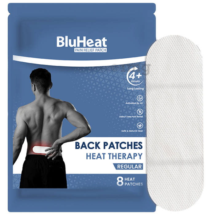 BluHeat Back Patches Heat Therapy (8 Each)  for Back | Air Activated