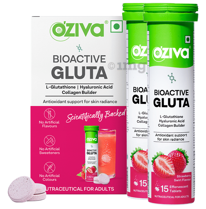 oziva bioactive glutathione tablets Price History of Oziva Bioactive Gluta Effervescent Tablets (15 Each)  Strawberry Swirl from 1mg 2237_117075
