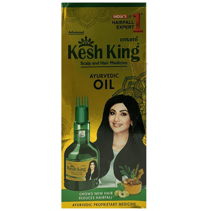 Kesh King Ayurvedic Hair Oil Liquid Packaging Size 100ml