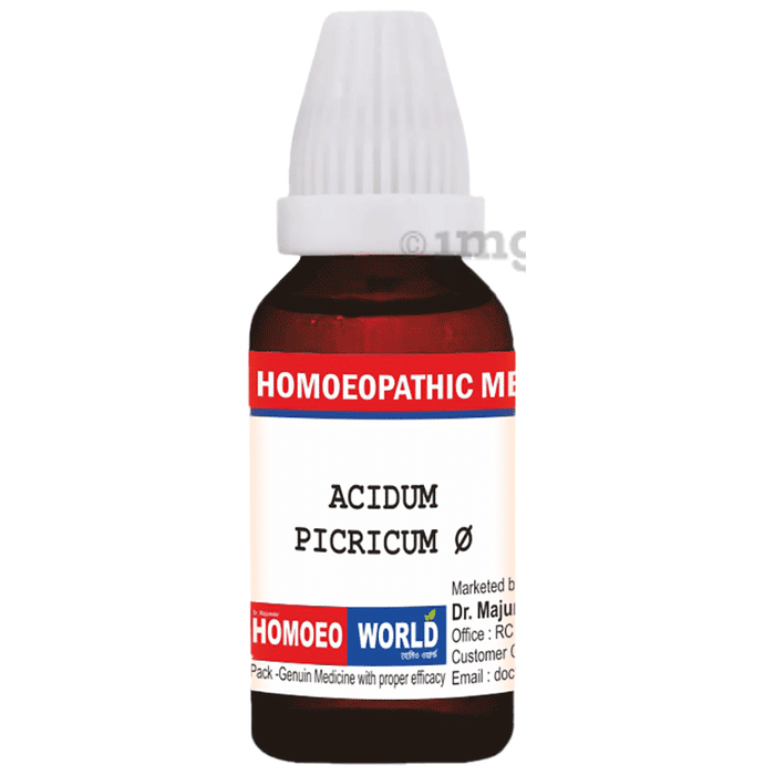 Dr. Majumder Homeo World Acidum Picricum Q Mother Tincture (30 ml Each)