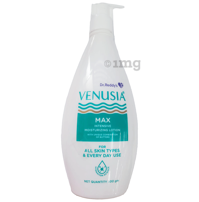 Venusia Max Intensive Moisturizing Lotion | Paraben, Alcohol and Mineral Oil Free | For All Skin Types | Derma Care