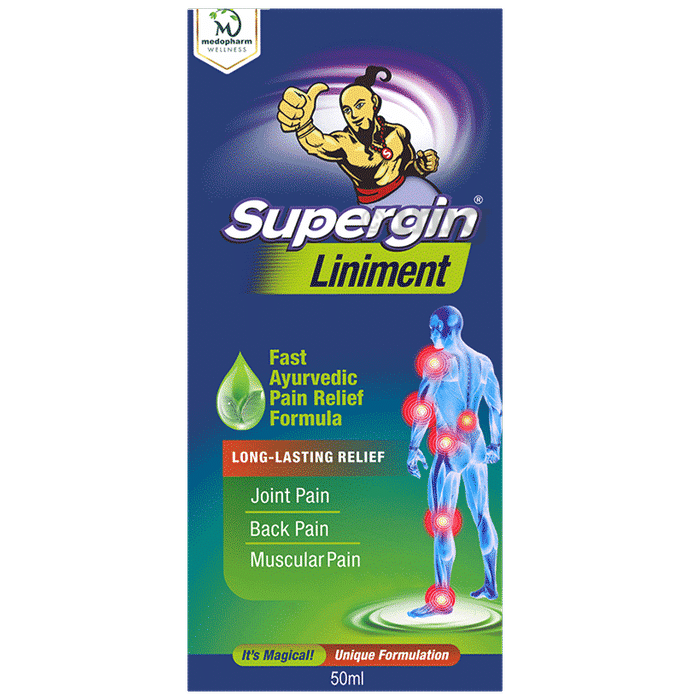 Medopharm Wellness Supergin Liniment Oil for Joint, Muscle, Back, Shoulder and Arthritis Pain