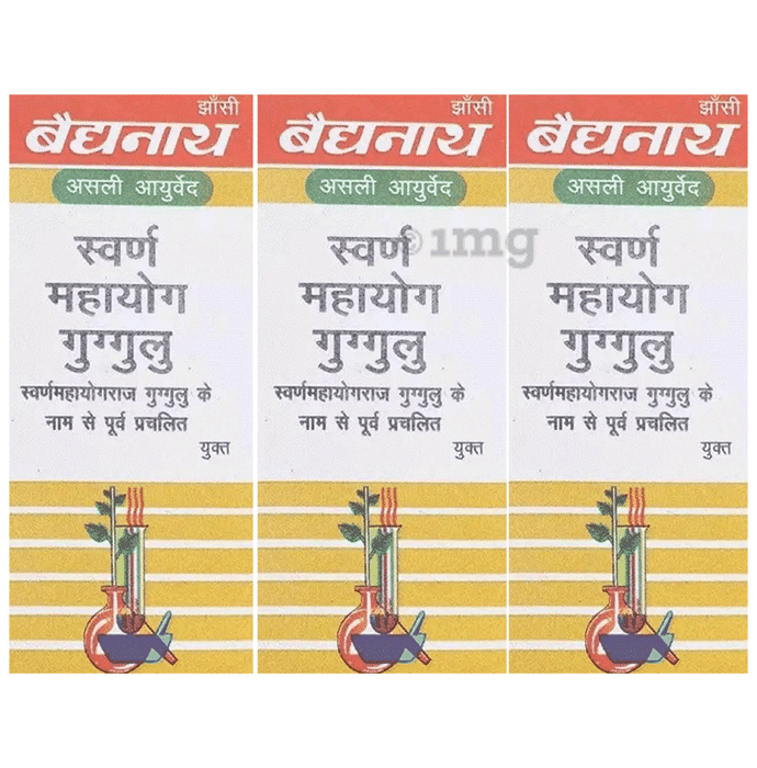 Baidyanath (Jhansi) Swarna Mahayog Guggulu Tablet (25 Each)
