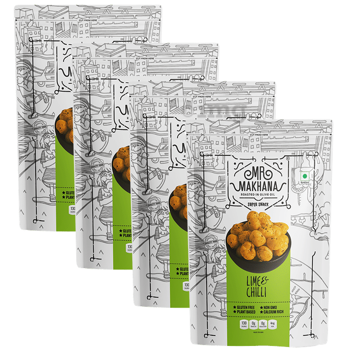 Mr Makhana Lime & Chilli (60gm Each)