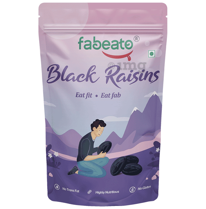 Fabeato Black Raisins | Naturally Sweet & Tasty, Fresh