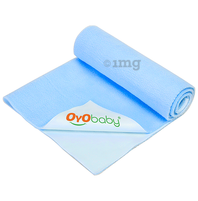 Oyo Baby Waterproof Rubber Dry Sheet XL Blue