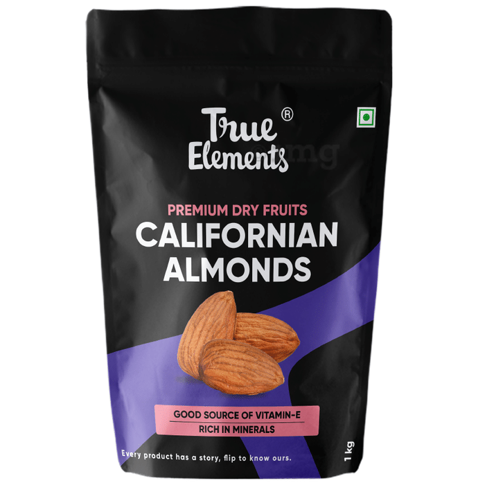 True Elements Californian Almonds for Vegan/Plant Based Diet