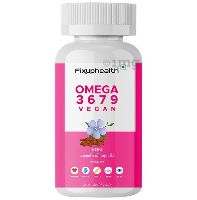 Fixuphealth Omega 3 6 7 9 Vegan Capsule (60 Each)