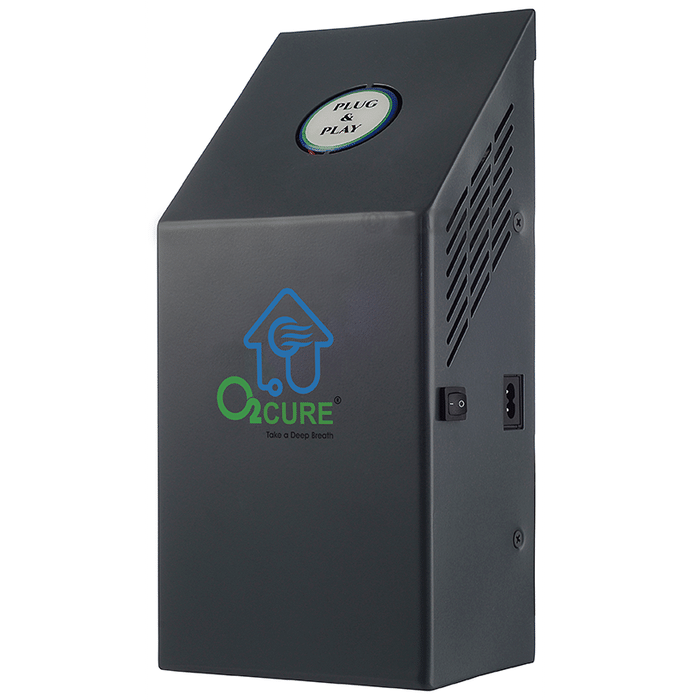 O2 Cure Plug & Play Air Purifier with PHI-Cell Technology Grey