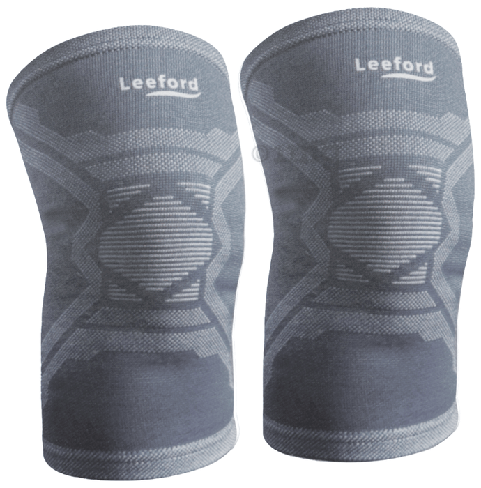 Leeford Designer Knee Cap Grey XL