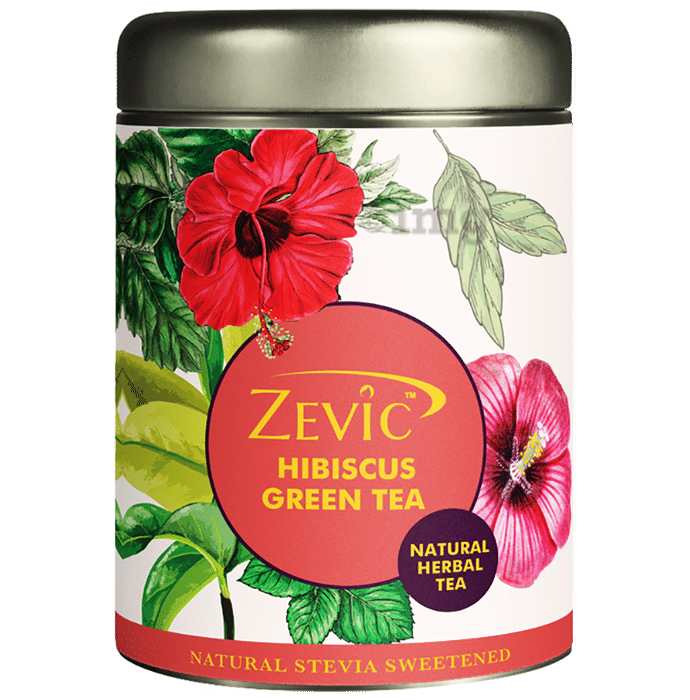 Zevic Hibiscus Green Tea Natural Herbal Tea