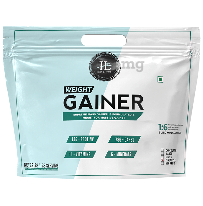 Iron Lifters Weight Gainer Powder Pineapple