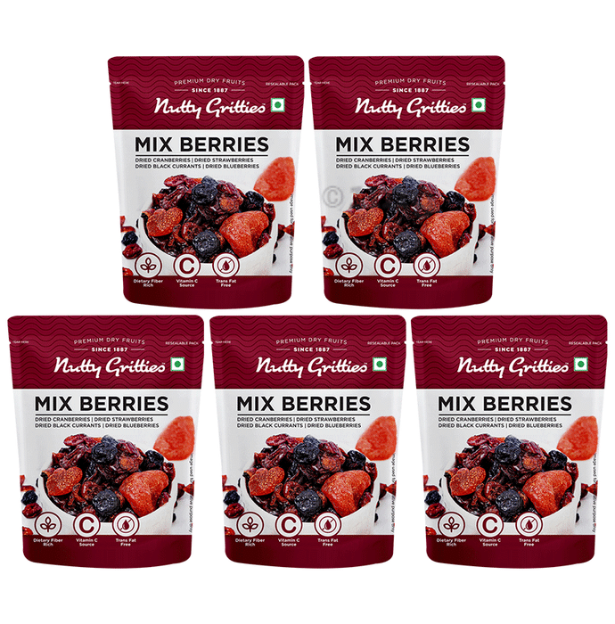 Nutty Gritties Mix Berries (50gm Each)