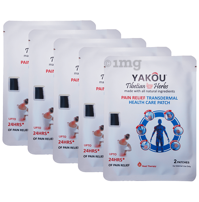 Yakou Tibetian Herbs Pain Relief Transdermal Health Care Patch (2 Each)