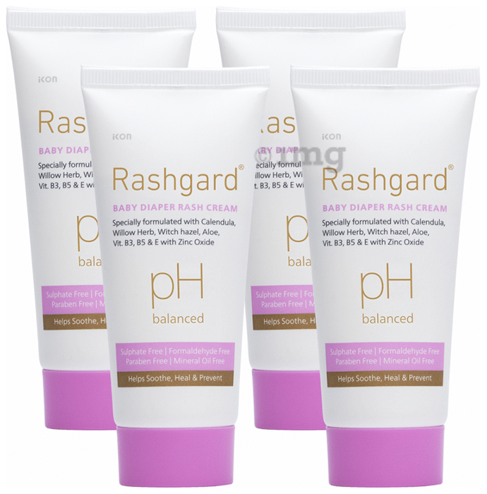 Rashgard PH Balanced Baby Diaper Rash Cream (50gm Each)