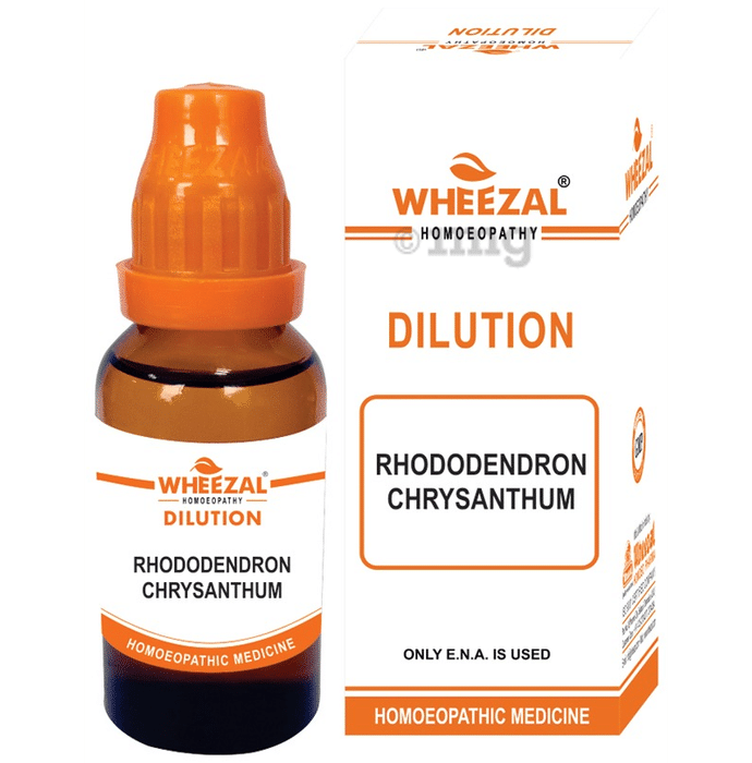 Wheezal Rhododendron N Chrysanthum Dilution 200