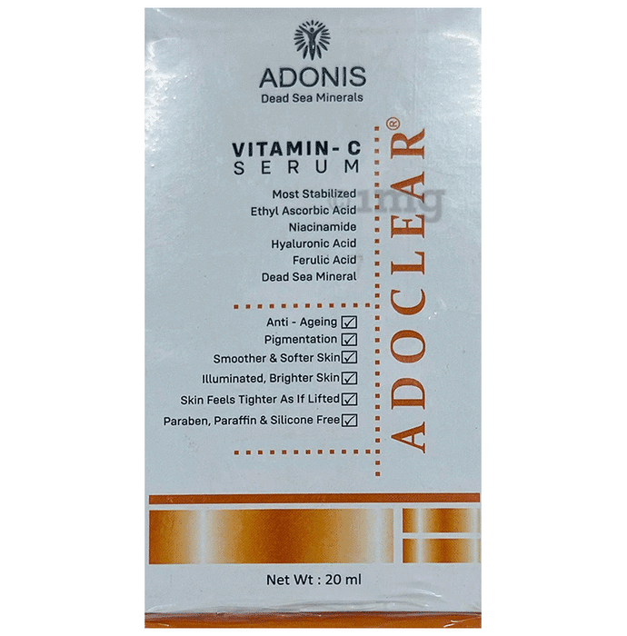 Adoclear Anti-Pollution Vitamin-C Serum with Hyaluronic Acid