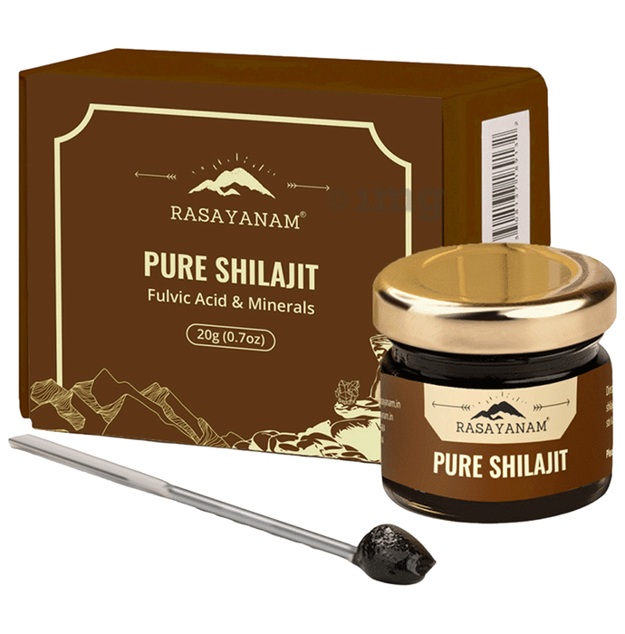 Rasayanam Pure Shilajit with Fulvic Acid & Minerals | For Vigour & Strength