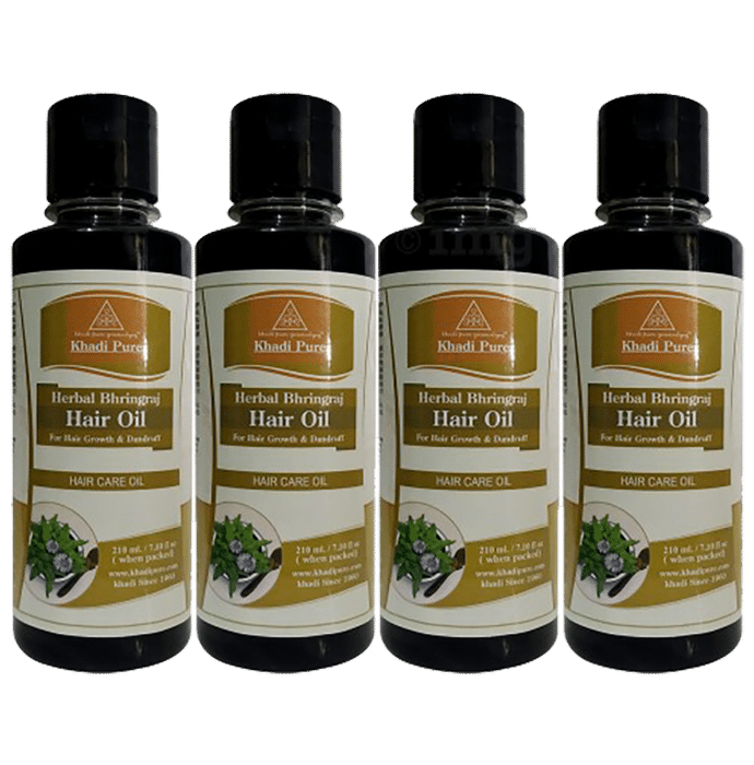 Khadi Pure Herbal Bhringraj Hair Oil (210ml Each)
