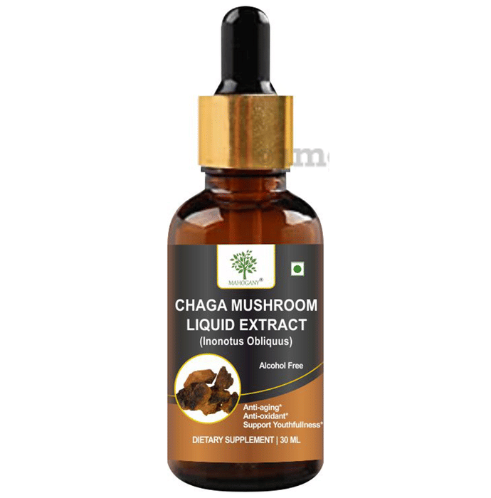 Mahogany Chaga Mushroom Liquid Extract Buy bottle of 30.0 ml Liquid at best price in India 1mg