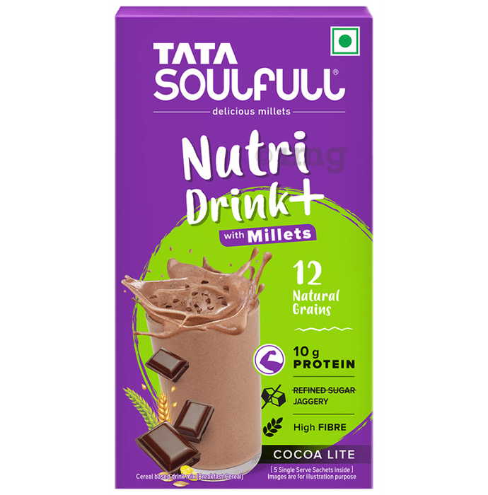 Tata Soulfull Nutri Drink+ with Millets Cocoa Lite