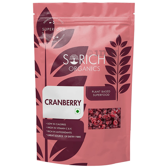 Sorich Organics Plant Based Cranberries Dehydrated Fruits