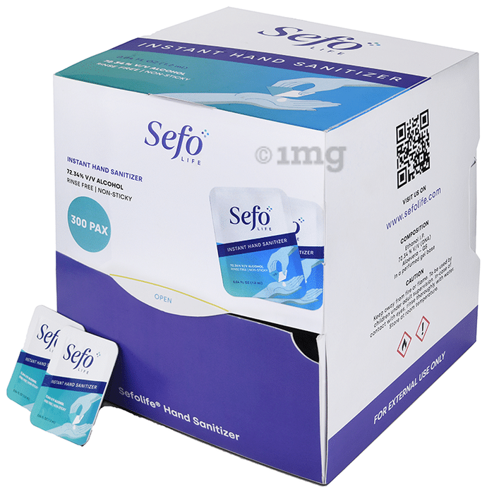 Sefolife Instant Hand Sanitizer (1.2ml Each)