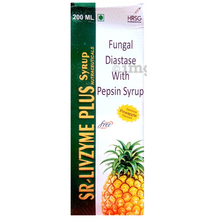 SR-Livzyme Plus Syrup Delicious Pineapple Sugar Free