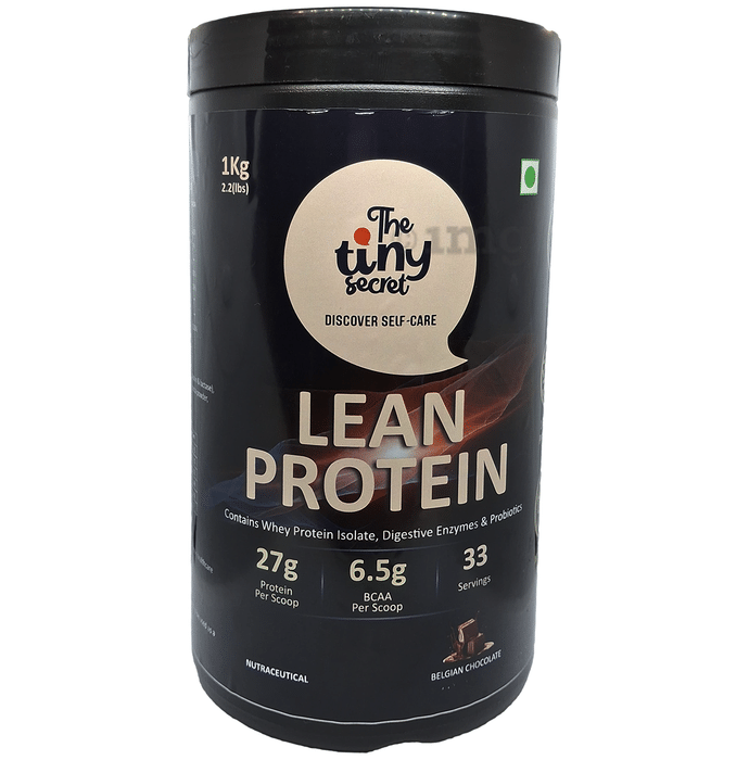 The Tiny Secret Lean Protein Powder Belgian Chocolate