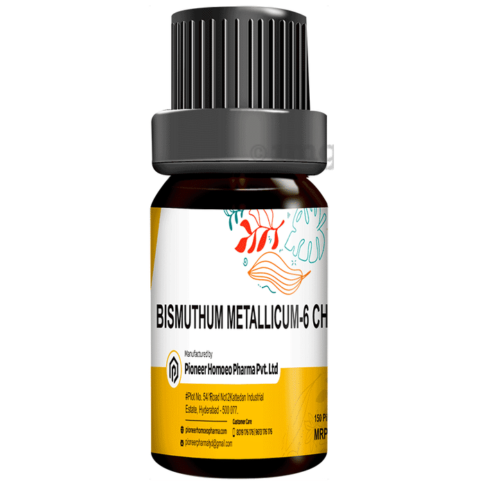 Pioneer Bismuthum Metallicum Globules Pellet Multidose Pills 6 CH