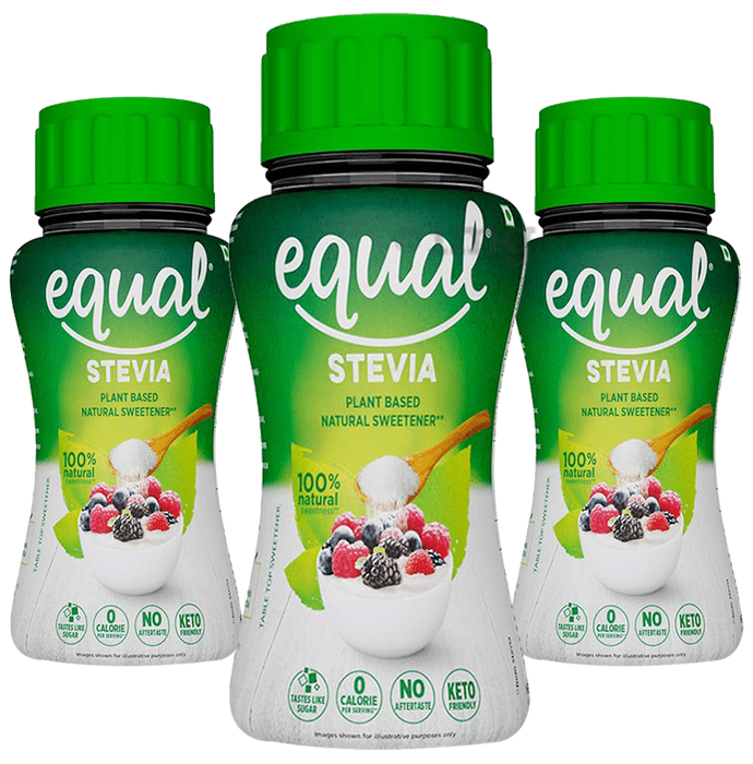 Equal Stevia Plant Based Natural Sweetener (150gm Each)