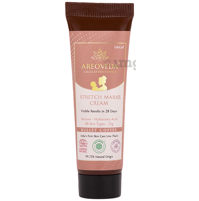 Areoveda Stretch Marks Cream |Targets Old & New Stretch Marks (25gm Each) for All Skin Types