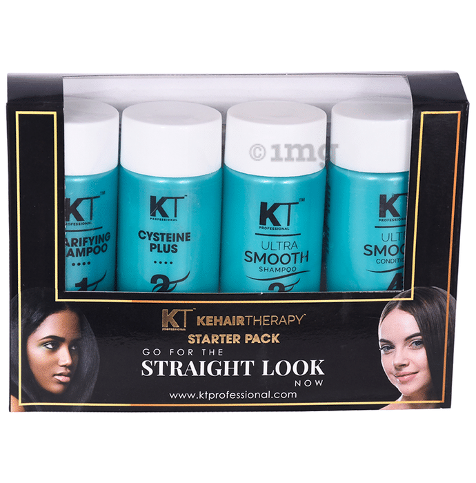 KT Professional KT 082 Kehair Therapy Starter Pack for Straight Look