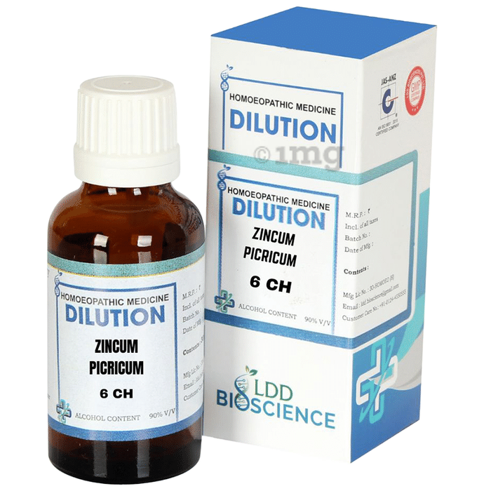LDD Bioscience Zincum Picricum Dilution 6 CH