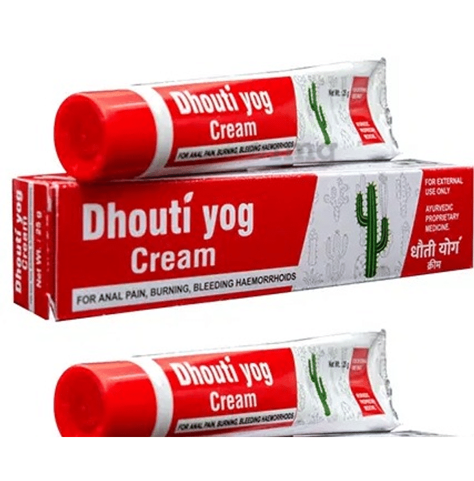 Dhouti-Yog Piles Cream (25gm Each)