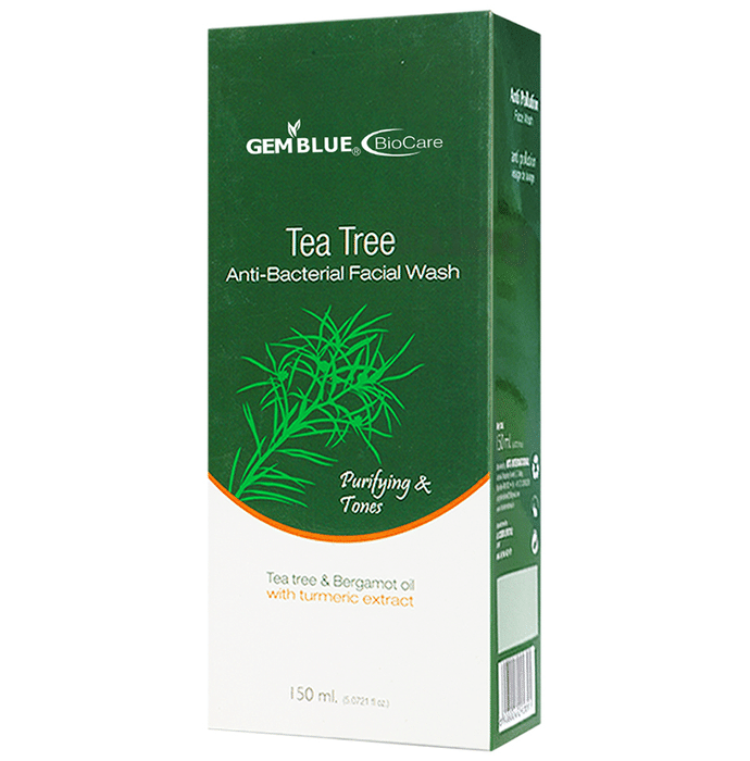 Gemblue Biocare Tea Tree Anti-Bacterial Facial Wash