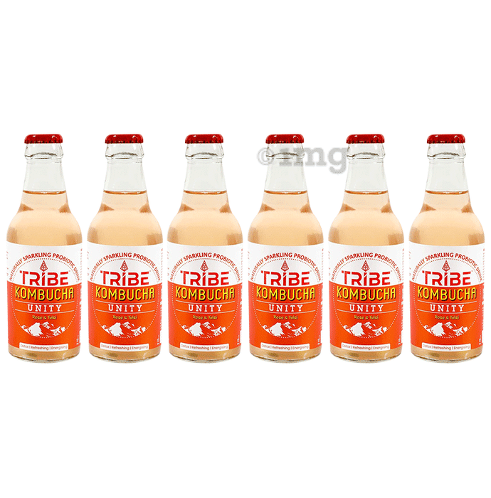 Tribe Kombucha Naturally Sparkling Probiotic Drink Unity (210ml Each)
