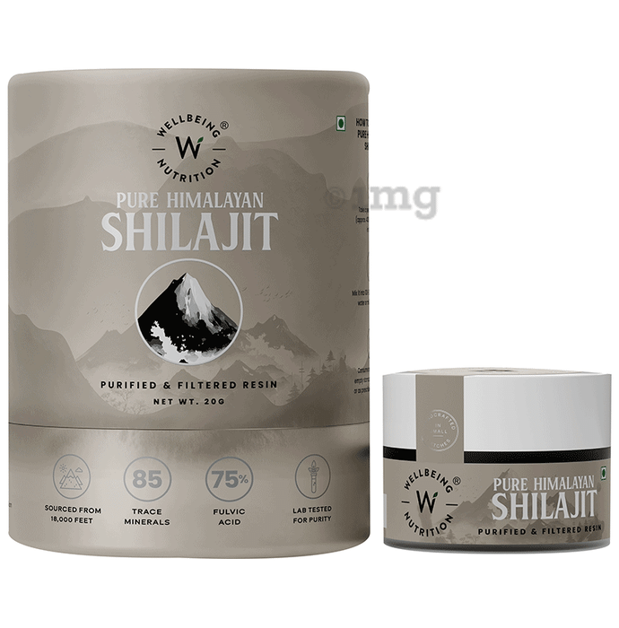 Wellbeing Nutrition Pure Himalayan Shilajit Resin