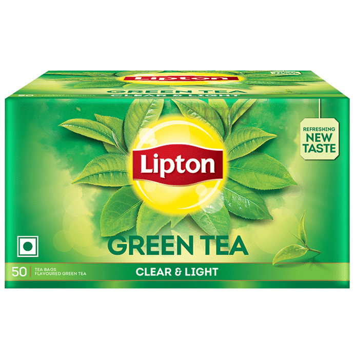 Lipton Green Tea Bag (1.3g Each) Clear & Light