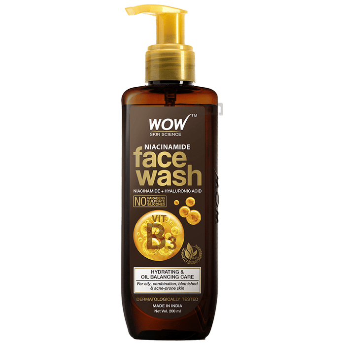 WOW Skin Science Niacinamide Face Wash Buy pump bottle of 200.0 ml