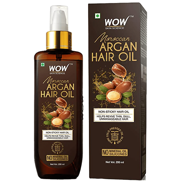 WOW Skin Science Moroccan Argan Hair Oil