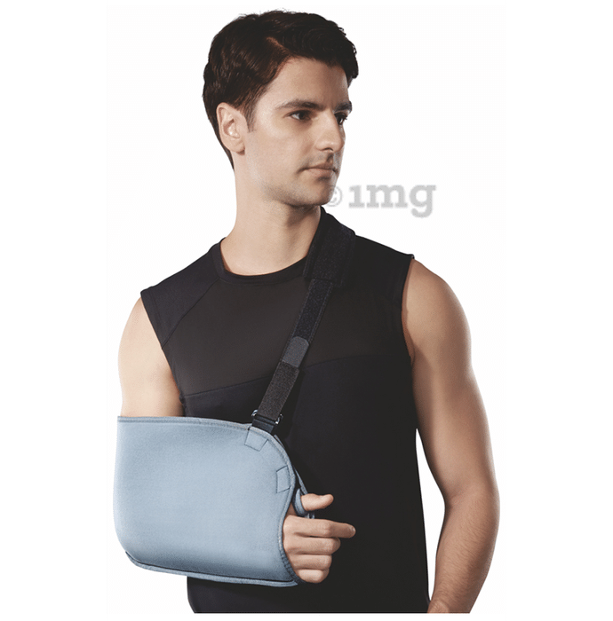 Vissco Arm Pouch Sling (Mild Support), Provides Support to the Shoulder & Arm XL