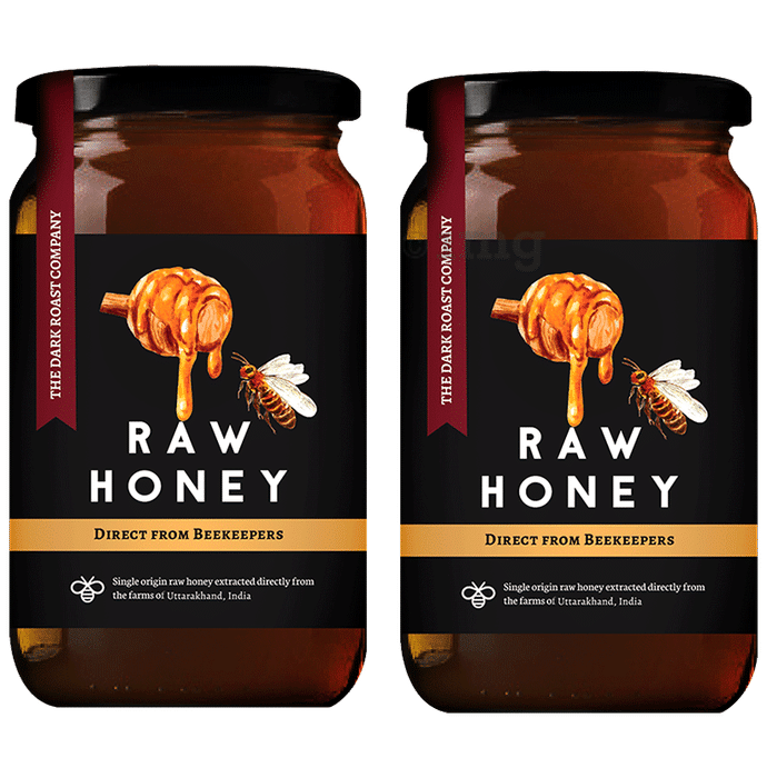 The Dark Roast Company Raw Honey (500gm Each)