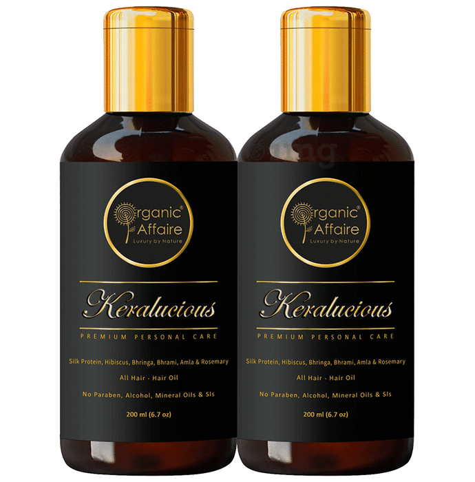 Organic Affaire Keraluscious Hair Oil (200ml Each) Oil (200ml Each)