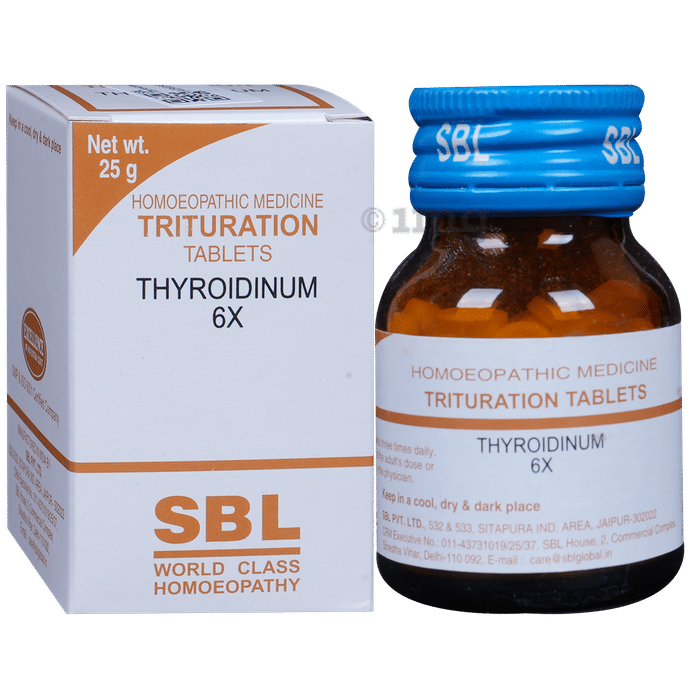 SBL Thyroidinum Trituration Tablet 6X